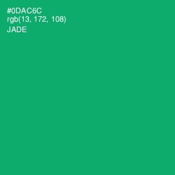 #0DAC6C - Jade Color Image