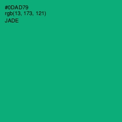 #0DAD79 - Jade Color Image