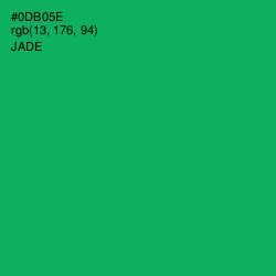 #0DB05E - Jade Color Image