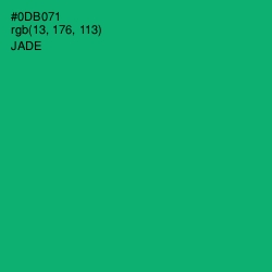 #0DB071 - Jade Color Image