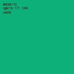 #0DB17C - Jade Color Image