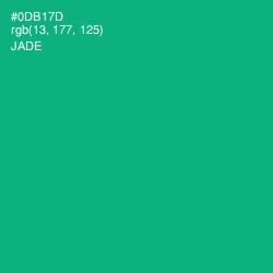 #0DB17D - Jade Color Image