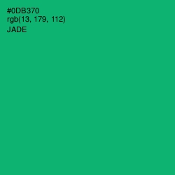 #0DB370 - Jade Color Image