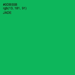 #0DB55B - Jade Color Image