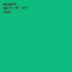 #0DBB7F - Jade Color Image