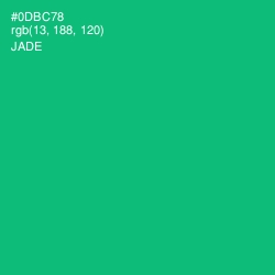 #0DBC78 - Jade Color Image