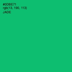 #0DBE71 - Jade Color Image