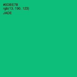 #0DBE7B - Jade Color Image