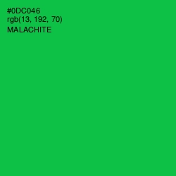 #0DC046 - Malachite Color Image