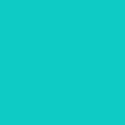 #0DCCC3 - Robin's Egg Blue Color Image