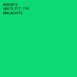 #0DD972 - Malachite Color Image