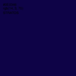 #0E0346 - Stratos Color Image