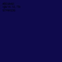 #0E0A4B - Stratos Color Image