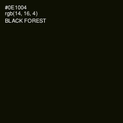 #0E1004 - Black Forest Color Image