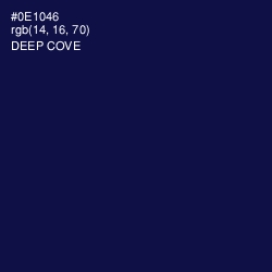 #0E1046 - Deep Cove Color Image