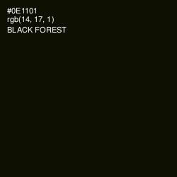 #0E1101 - Black Forest Color Image