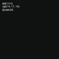 #0E1110 - Bunker Color Image