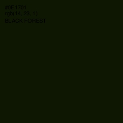 #0E1701 - Black Forest Color Image