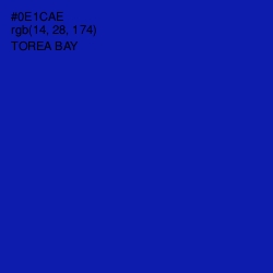 #0E1CAE - Torea Bay Color Image