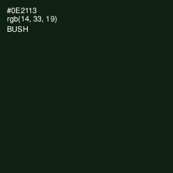 #0E2113 - Bush Color Image