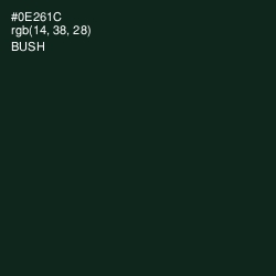 #0E261C - Bush Color Image