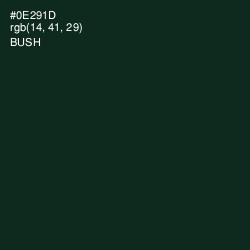 #0E291D - Bush Color Image