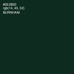 #0E2B20 - Burnham Color Image