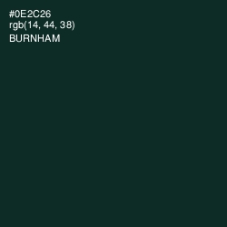 #0E2C26 - Burnham Color Image