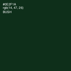 #0E2F1A - Bush Color Image