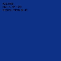 #0E3188 - Resolution Blue Color Image