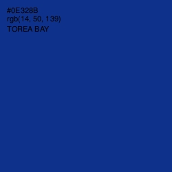 #0E328B - Torea Bay Color Image