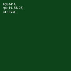 #0E441A - Crusoe Color Image