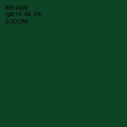 #0E4426 - Zuccini Color Image