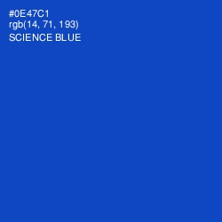 #0E47C1 - Science Blue Color Image