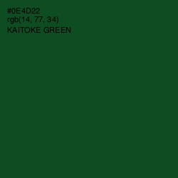 #0E4D22 - Kaitoke Green Color Image