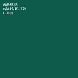 #0E5B4B - Eden Color Image