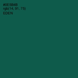 #0E5B4B - Eden Color Image