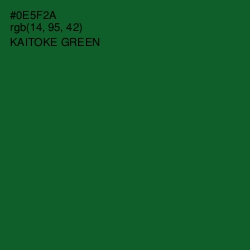 #0E5F2A - Kaitoke Green Color Image