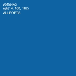 #0E64A2 - Allports Color Image