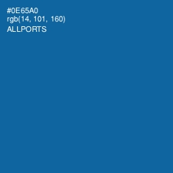 #0E65A0 - Allports Color Image