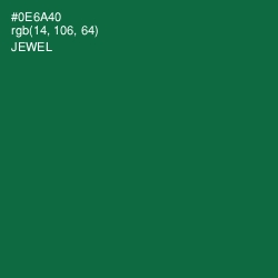#0E6A40 - Jewel Color Image
