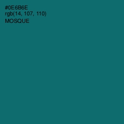 #0E6B6E - Mosque Color Image