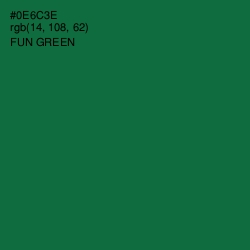 #0E6C3E - Fun Green Color Image