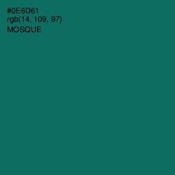 #0E6D61 - Mosque Color Image