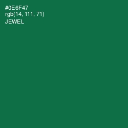 #0E6F47 - Jewel Color Image