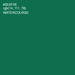 #0E6F4E - Watercourse Color Image