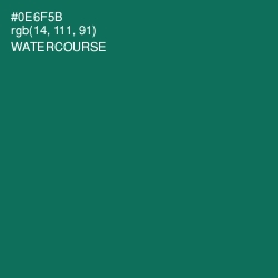 #0E6F5B - Watercourse Color Image