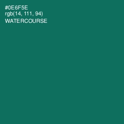 #0E6F5E - Watercourse Color Image