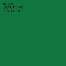 #0E763E - Fun Green Color Image