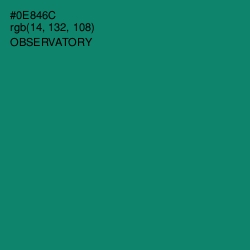 #0E846C - Observatory Color Image